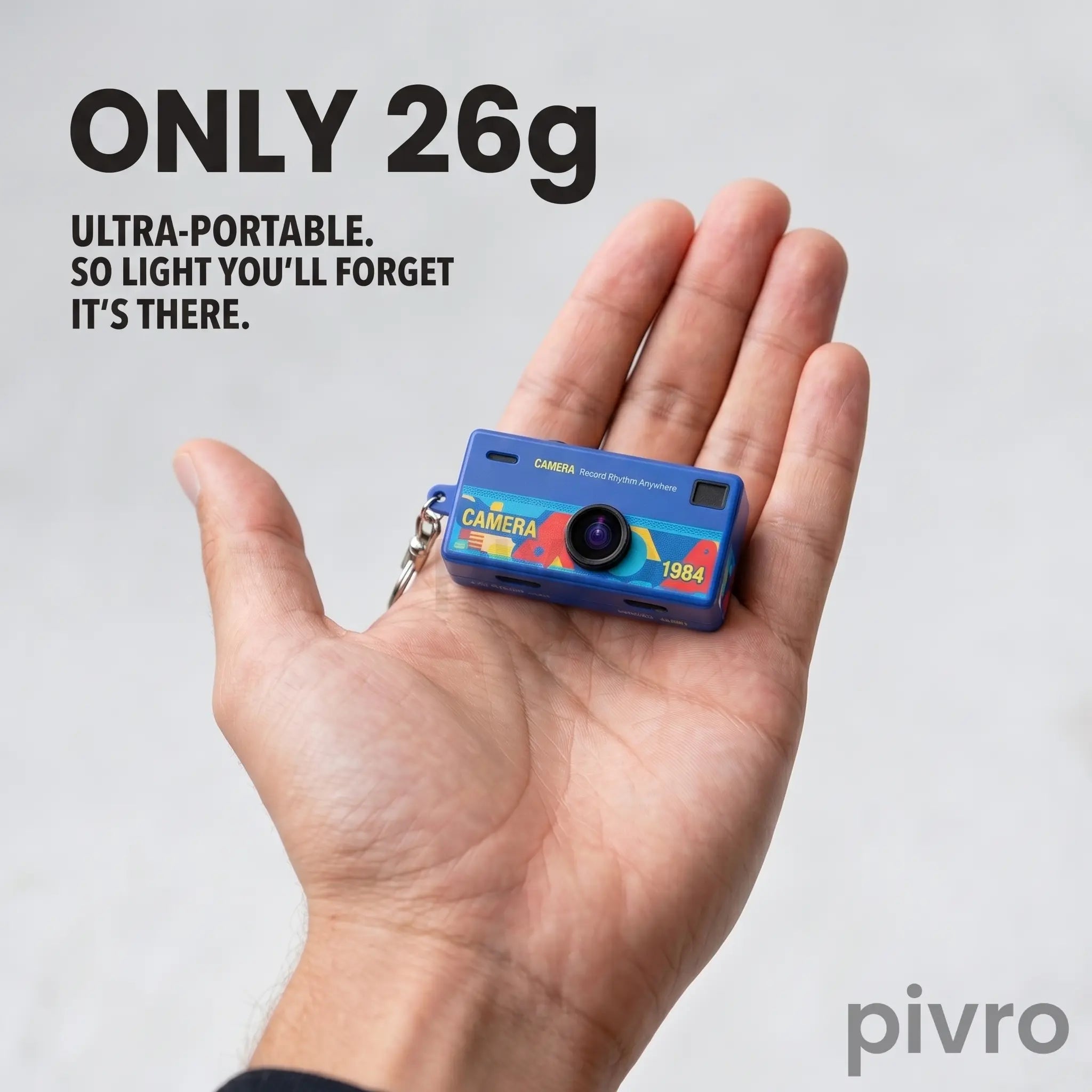 Pivro Thumb Camera | Retro Mini Digital Camera